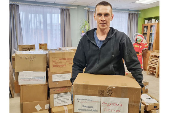 Вологжане отправляют солдатам продукты и дроны