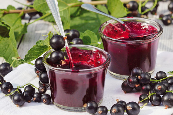 Варенье, желе, сироп  и соус из смородины