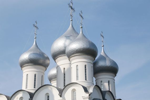 В Вологде завершен ремонт куполов Софийского собора
